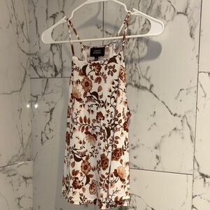 Floral Spaghetti Strap Top